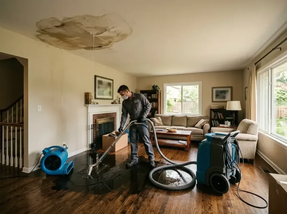 attic-pipe-burst-ceiling-drip-008 — frequently asked questions, Water Damage Restoration & Carpet Care in Paris, AR